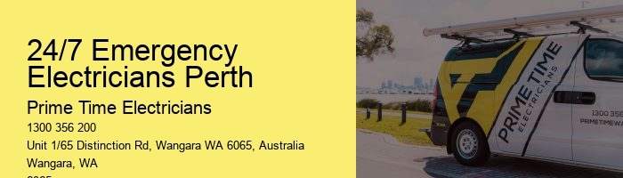 Electrician for Perth’s Emergency Situations