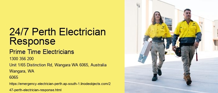 24/7 Perth Electrician Response