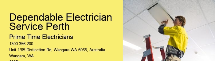 Dependable Electrician Service Perth