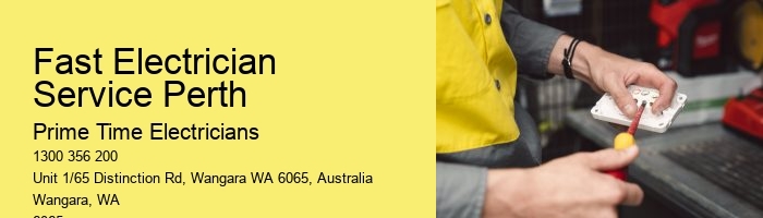 Fast Electrician Service Perth