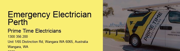 Perth's Emergency Electrician: Ready Anytime