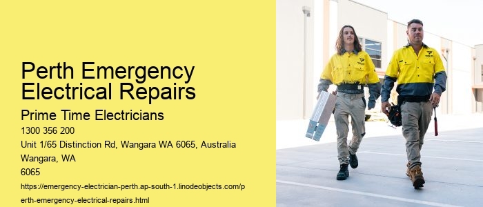 Your Perth Electrician for Urgent Situations