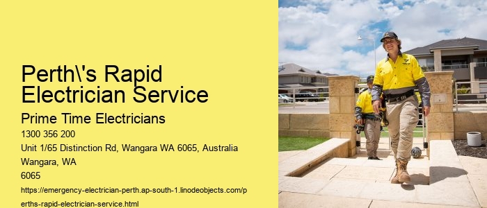 Perth's Rapid Electrician Service