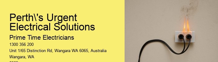 Perth Electrician: Your Emergency Ally