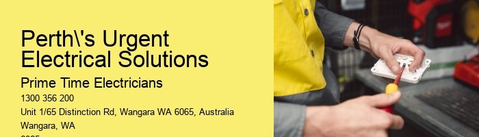 Perth's Immediate Electrician Response Team