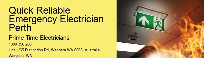 Perth Electrician for Emergency Electrical Assistance