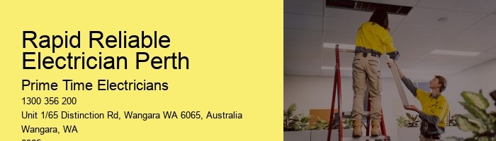 Rapid Reliable Electrician Perth