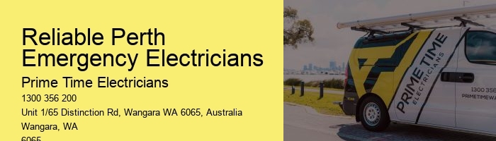 Trusted Emergency Electrician for Perth